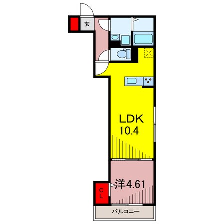 仮）D-room新宿4丁目の物件間取画像